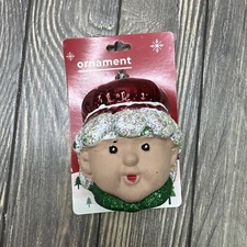 Happy Home By Rite Aid Christmas Ornament Mrs. Clause Santa Face