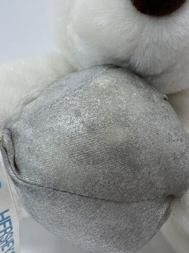 Vintage Applause 1987 Hershey Kiss White Teddy Bear 10" Stuffed Plush Toy - Picture 12 of 14