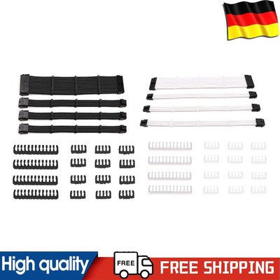 PC Case Extension Cable Kit 24Pin Motherboard+CPU(4+4)8PIN +2xGPU(6+2)8PIN Wire
