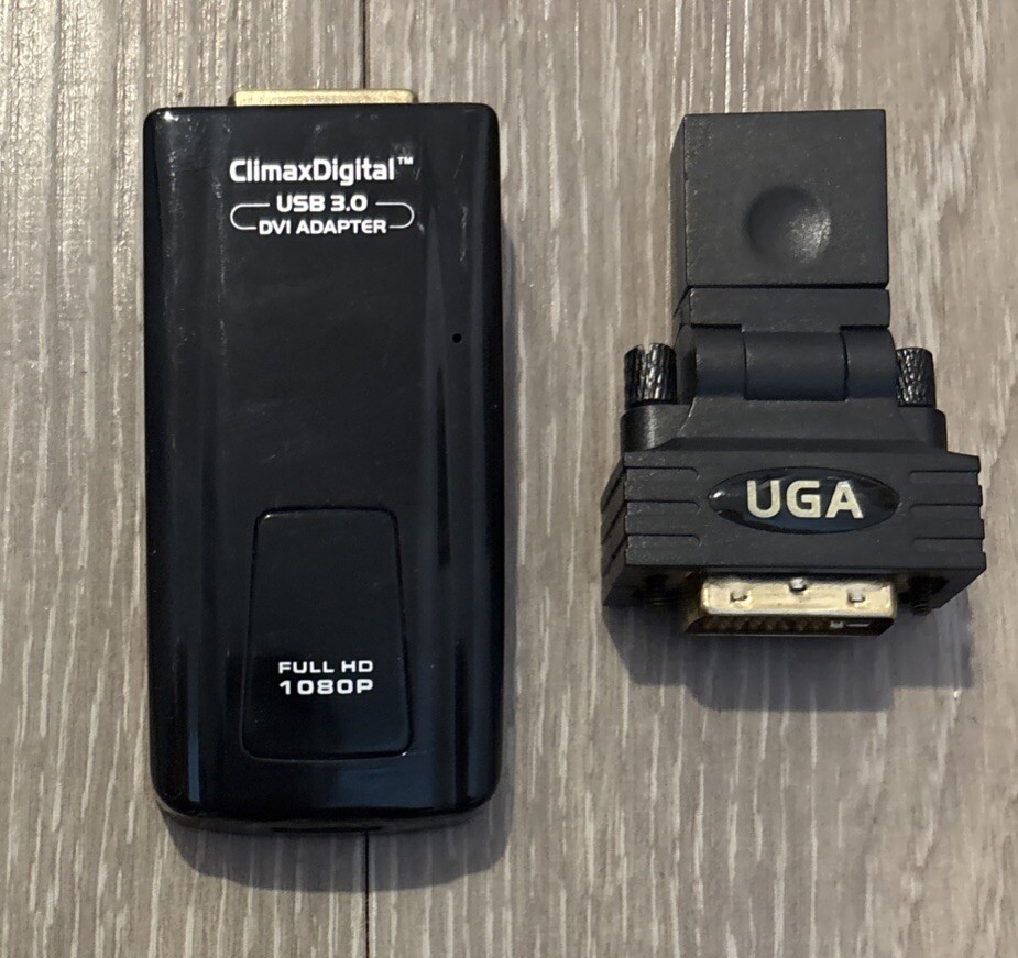 ClimaxDigital CUH350D USB 3.0 to DVI,VGA or HDMI Adaptor for Multiple Monitors