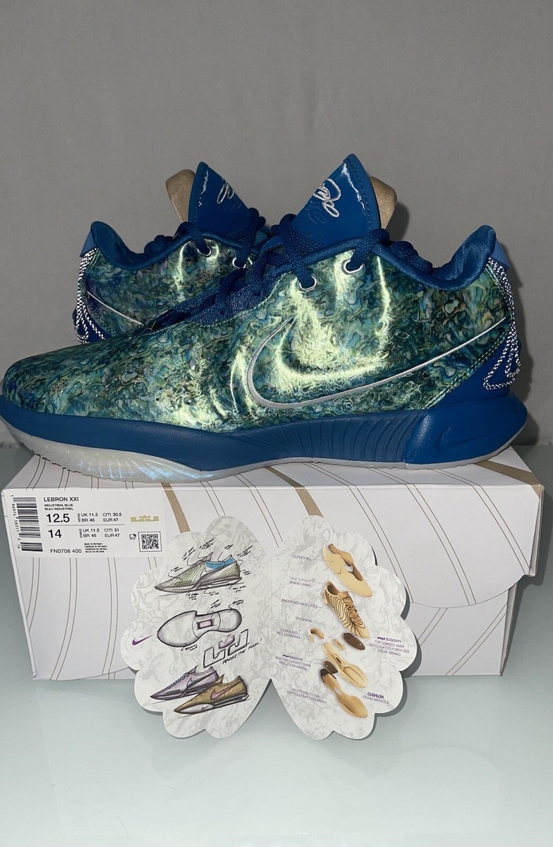 Size 12.5 - Nike LeBron 21 Low Abalone Pearl | eBay