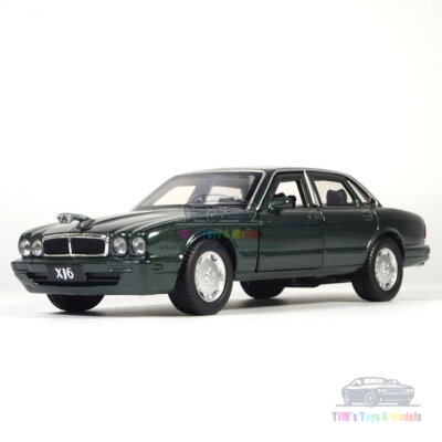 1/36 Jaguar XJ6 Model Car Diecast Toy Vehicle Collection Kids Gift Green