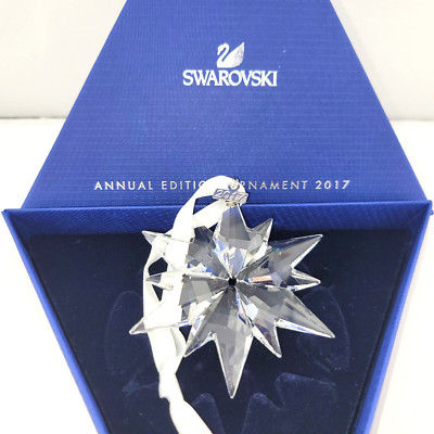 MIB Swarovski 5257589 Annual Edition Crystal Snowflake Christmas Ornament 2017
