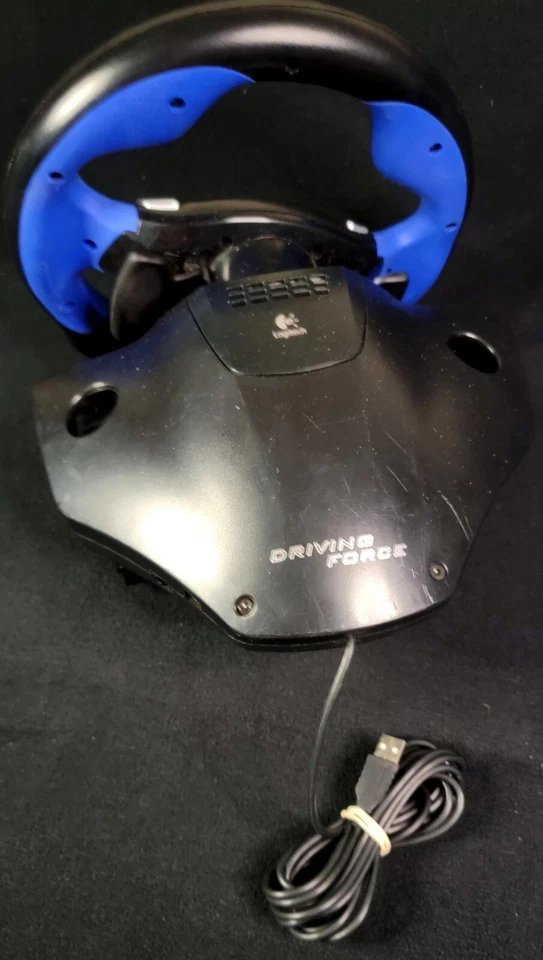 Logitech PlayStation 2 PS2 Driving Force Feedback Replacement Wheel Tested - Image 2 of 4