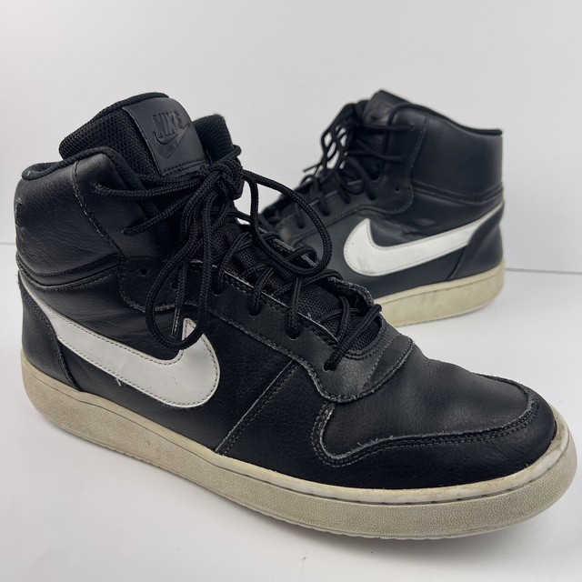 Size 11 - Nike Ebernon Mid Black White for sale online | eBay