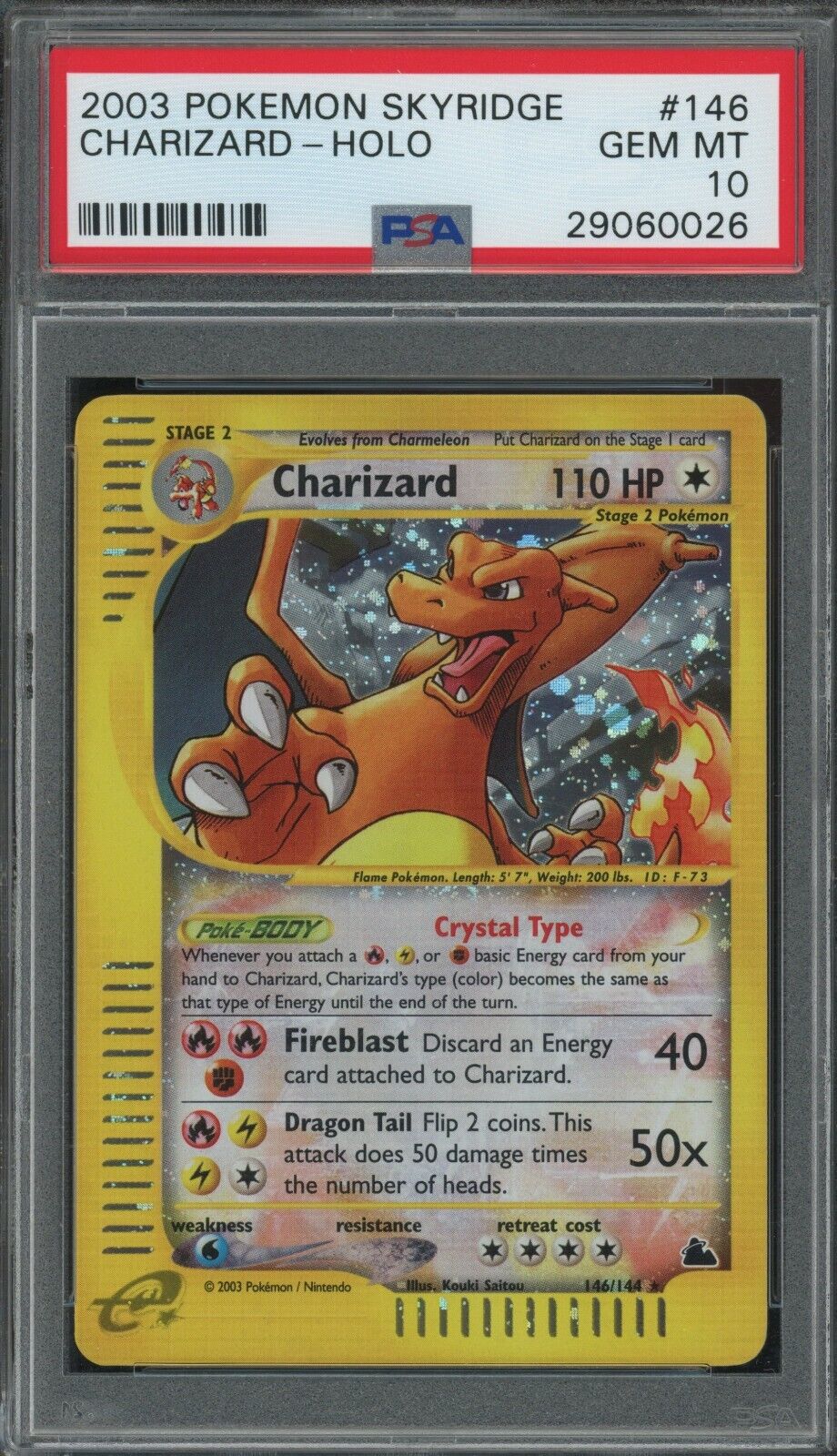 CGC Pristine 10 2023 Pokémon 151 #146 Moltres