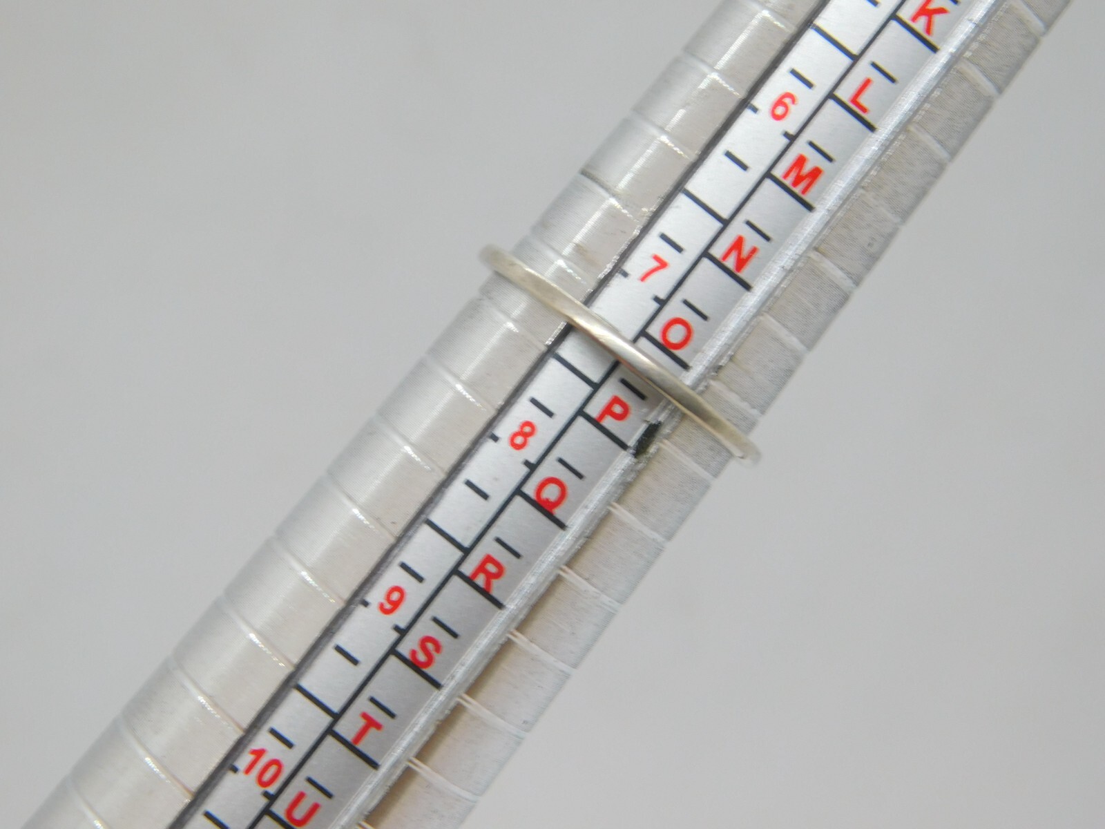 Sterling Silver Simplistic Narrow Band Stacking R… - image 3