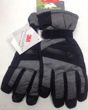 Tek Gear Mens Black S/M Ski Gloves NWT 28 3M Thinsulate