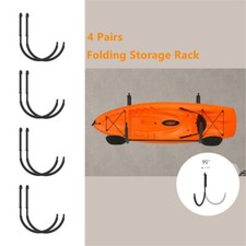 Storage Kayak Wall Mount Rack Holder Paddleboard Surfboard Wakeboard Snowboard