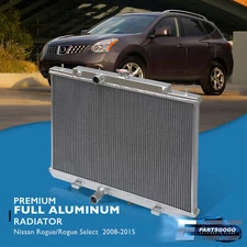 For 08-13 Nissan Rogue 14-15 Rogue Select MT Triple Core 3-Row Aluminum Radiator