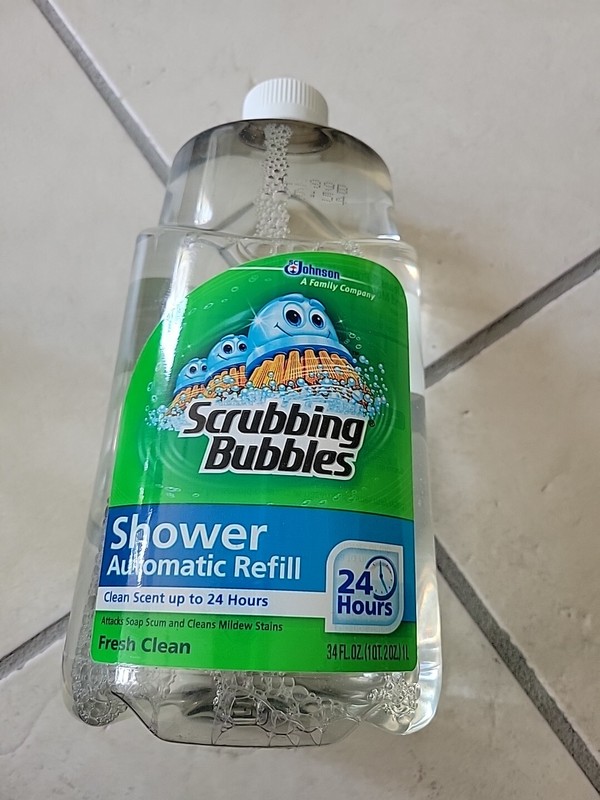 Scrubbing Bubbles Automatic Shower Cleaner Refill Original Fresh New 34oz Bottle