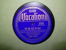 VOCALION 78 RECORD 5350/GINNY SIMMS/ON THE ISLE OF MAY/OOH WHAT YOU SAID!/EX+