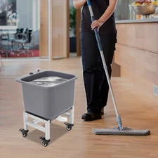 Portable Floor Mop Sink Large Capacity Mop Bucket Freestanding Utility Mop Sink