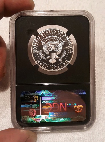 2014 50C Kennedy 50th Ann. 4 Coin Set High Relief Early Releases NGC SP/PF 69 PL - Picture 3 of 9