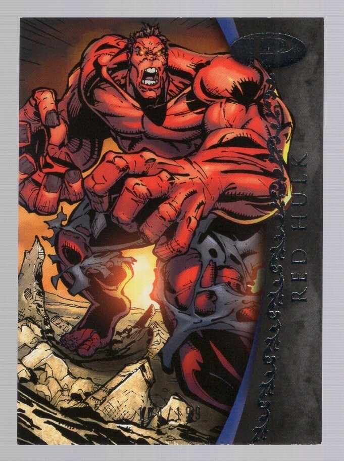 RED HULK 2012 UPPER DECK MARVEL PREMIER #12 **#104/199**