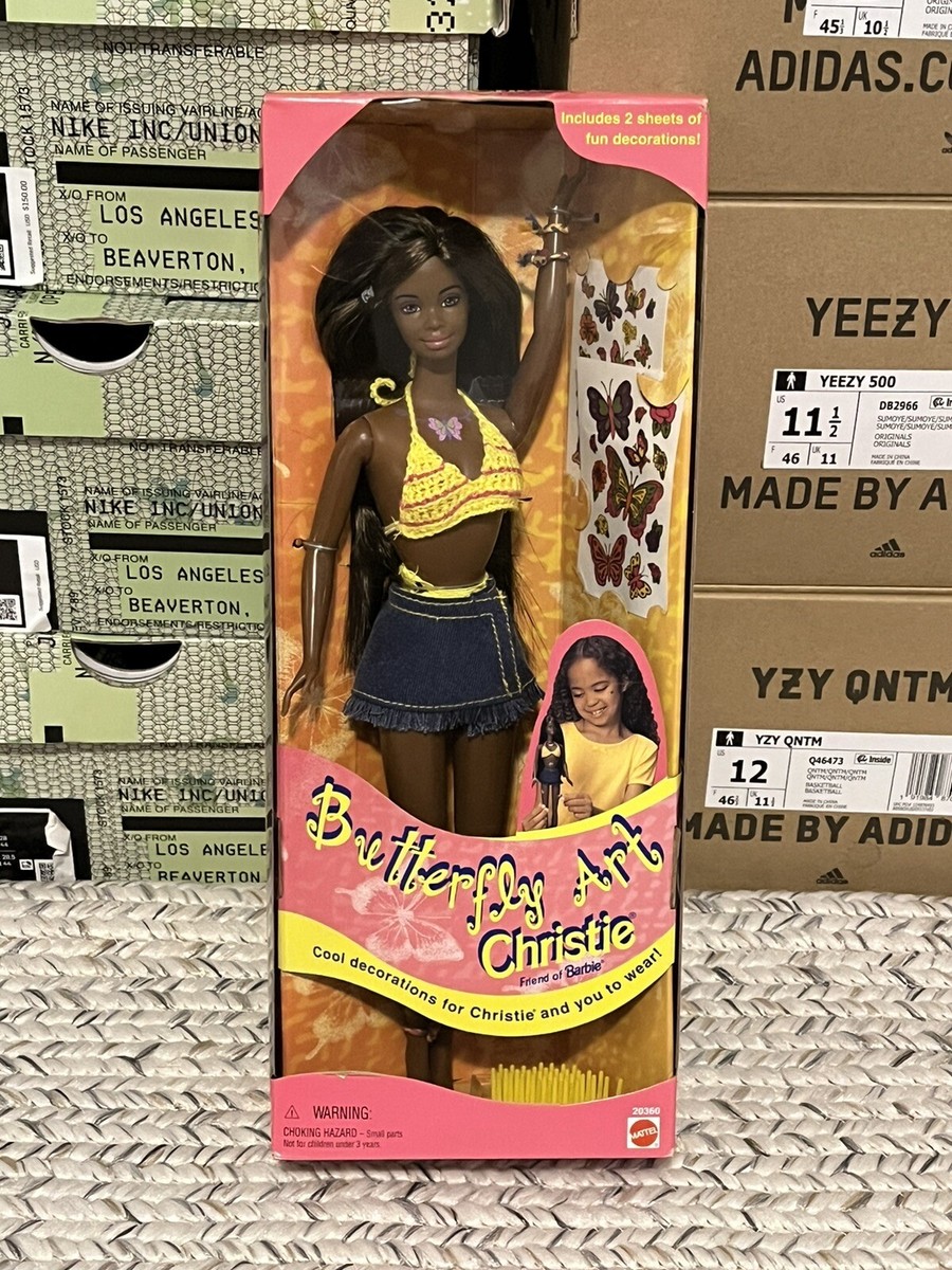 Mattel 1998 Butterfly Art Christie Friend of Barbie Tattoo