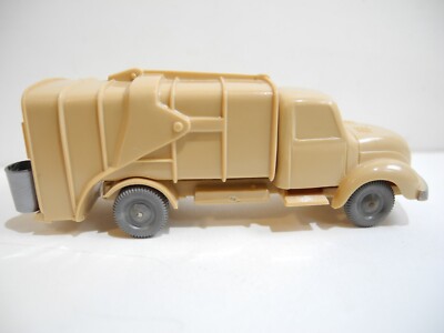 VINTAGE WIKING 1:87 MAGIRUS DEUTZ GARBAGE TRUCK 259/2 UNVERGLAST/SOLID WIND 1956