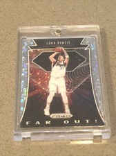 2019 Luka Doncic Far out Fastbreak Panini Prizm Basketball card.