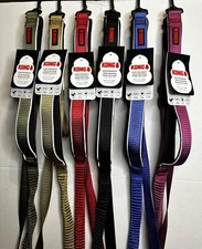 KONG COMFORT & REFLECTIVE PADDED HANDLE HANDS-FREE BUNGEE LEASH-6 COLORS- NEW