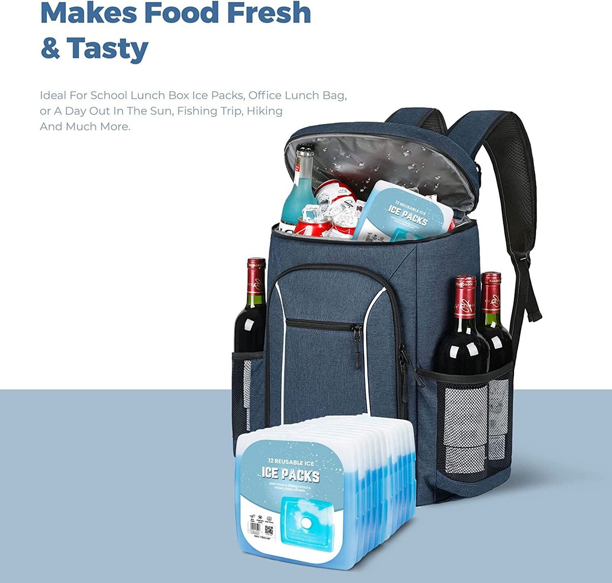 Ice Pack Best Washable Lunch Bag 6X Reusable Slim Ice Pack For