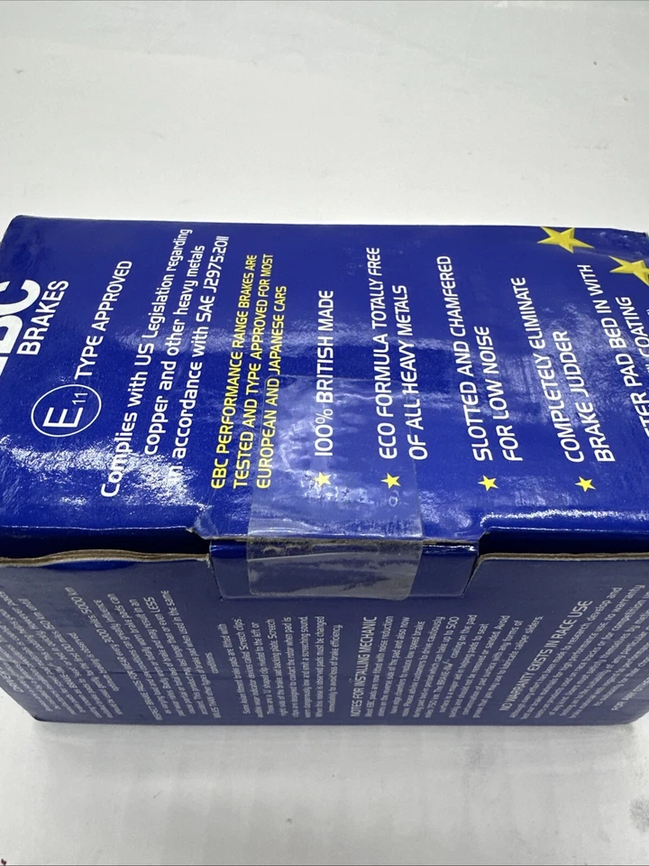 Pastillas de freno delanteras EBC Redstuff cerámica bajo polvo para 07-12 Maserati Quattroporte Foto 4 de 4