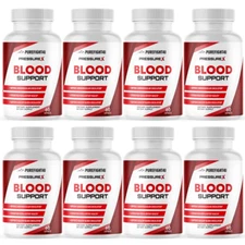 Blood Support Capsules, Supports Healthy Blood Circulation-8 Bottles