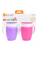 2 Pack Munchkin Miracle 360 Trainer Cups Purple Pink