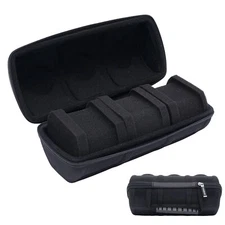 3 Slot Watch Roll Travel Case Jewelry Storage Box Display Collector Organizer