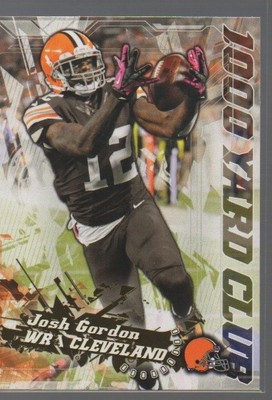 JOSH GORDON   2014 TOPPS 1000 YARD CLUB CARD #22
