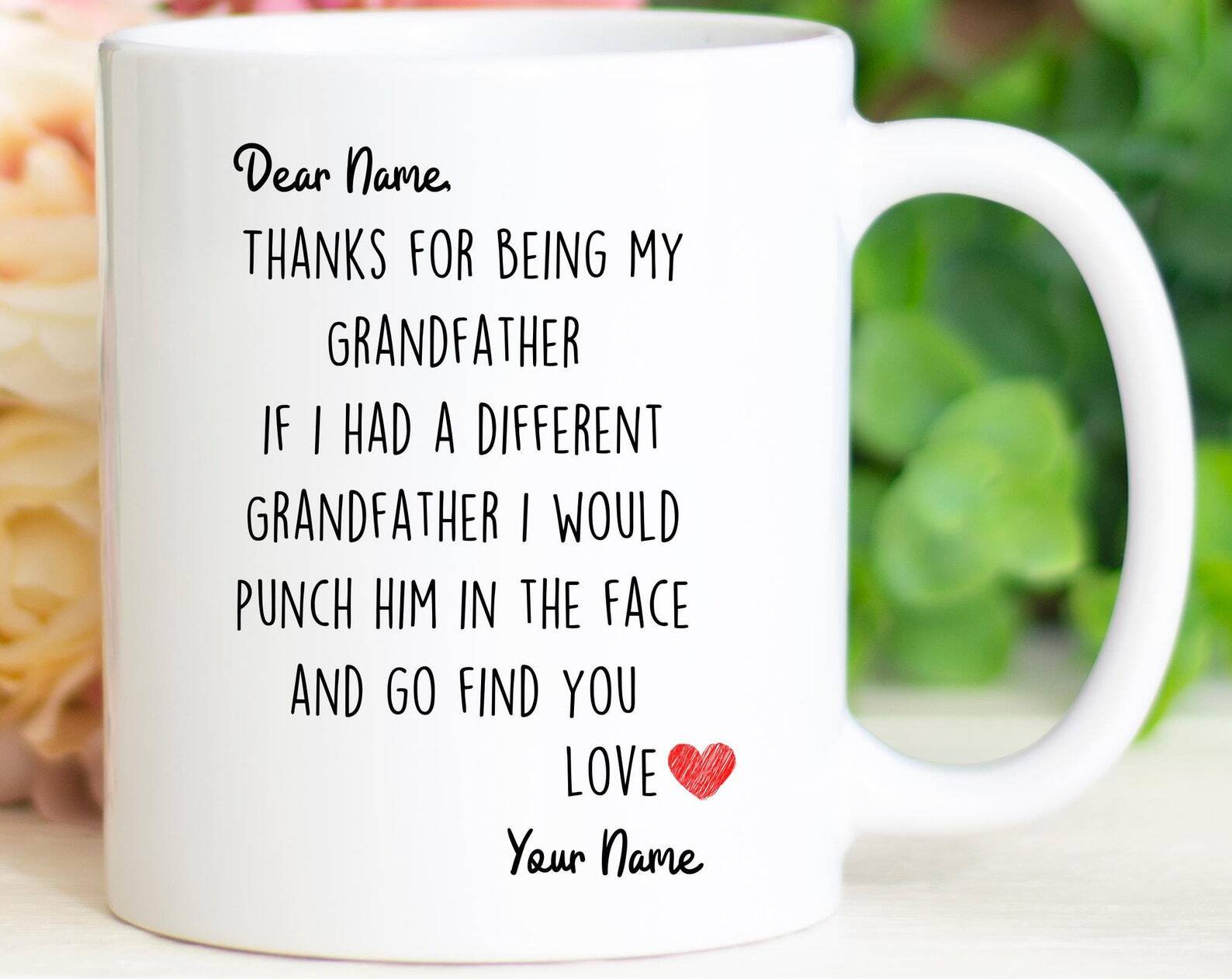 Grandfather Gifts Funny Grandfather Mug Best Gifts For Grandfather Father's Day
