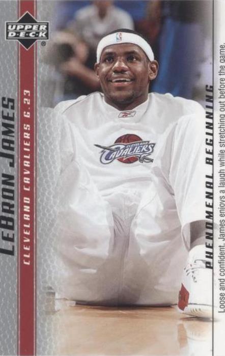 2003-04 Upper Deck Lebron James Phenomenal Beginning - LeBron James #4 - 1 of 2