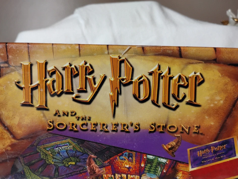 Harry Potter and the Sorcerer's Stone Trivia Game Mattel 2000 Fantasy - New - Image 2 of 4