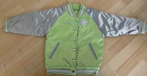 DISNEY STORE TINKERBELL SATIN JACKET SIZE 4-NEW - Picture 3 of 3