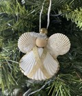 Beautiful Lot Dozen White Painted Scallop Seashells Ocean Beach Decor Craft — photo 4