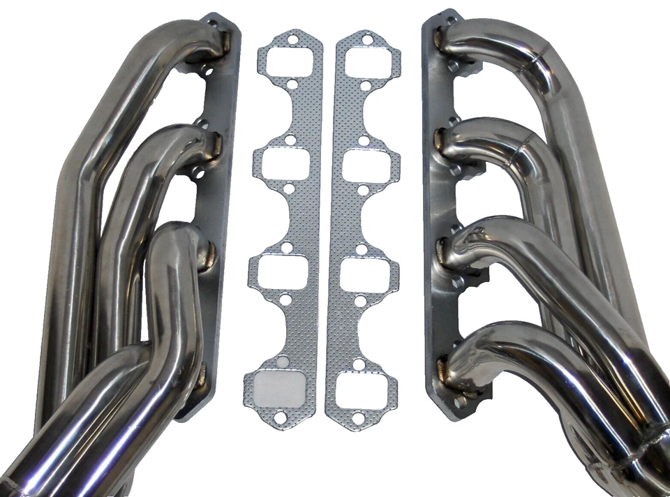 Cabezales de escape para Ford Mercury 260 289 302 SBF Mustang Falcon Comet 1964-77 Foto 2 de 4