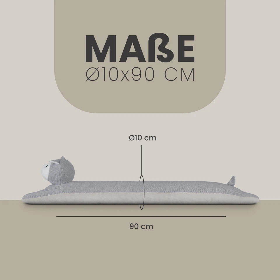 Stopper Türstopper Durchzug Hund Katze Zugluftstopper Türdichtung Türisolierung - Bild 2 von 4