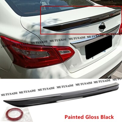 FOR 2016 2017 2018 NISSAN ALTIMA SPORTY STYLE REAR SPOILER TRUNK WING GLOSS BLK