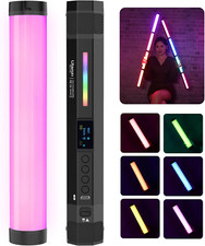 ULANZI VL110 RGB Light Wand, Handheld Light Stick Camera LED Video Tube Light Ba