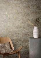 Tapete Vlies Meliert Texturiert Grau-Braun Gold Metallic Marburg 85767 (8,81€/1Q