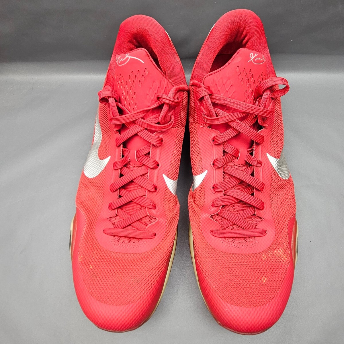 Nike Kobe X 10 TB Mens Basketball Shoes Size 18 Red White Athletic