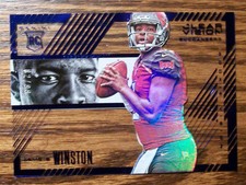 2015 Jameis Winston Panini Clear Vision Blue ROOKIE Card #RV-1! SP#2/99! MINT!