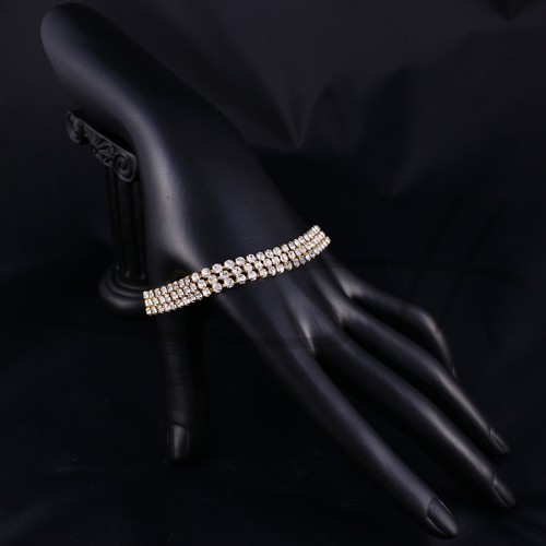 Edles Armband, Bracelet *Cubic Zirkonia* Gelbgold im Etui, Geschenk zu Muttertag - Bild 4 von 8