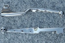Yamaha VStar V-Star 650 1100 Custom CROMO CALAVERA FRENO DELANTERO Y PALANCA EMBRAGUE
