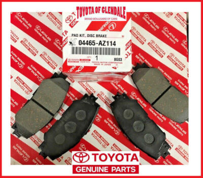 2008-2019 TOYOTA COROLLA FRONT CERAMIC BRAKE PADS GENUINE OEM 04465-AZ114