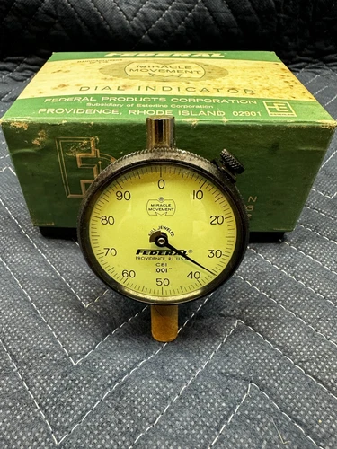 Federal Miracle Movement C81 Dial Indicator With Box