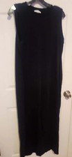 CALVIN KLEIN BLACK MAXI STRETCH DRESS SIZE LARGE