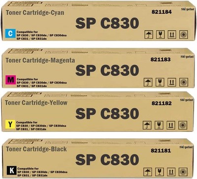 SPC830 SP C830 Toner Cartridges Replacement for Ricoh SP C830 C830dn C830dna,SP
