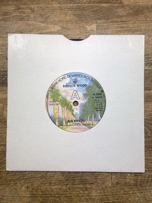 RONNIE WOOD [Rolling Stones] ''BIG BAYOU'' C/W ''SWEET BABY MINE'' NM Record