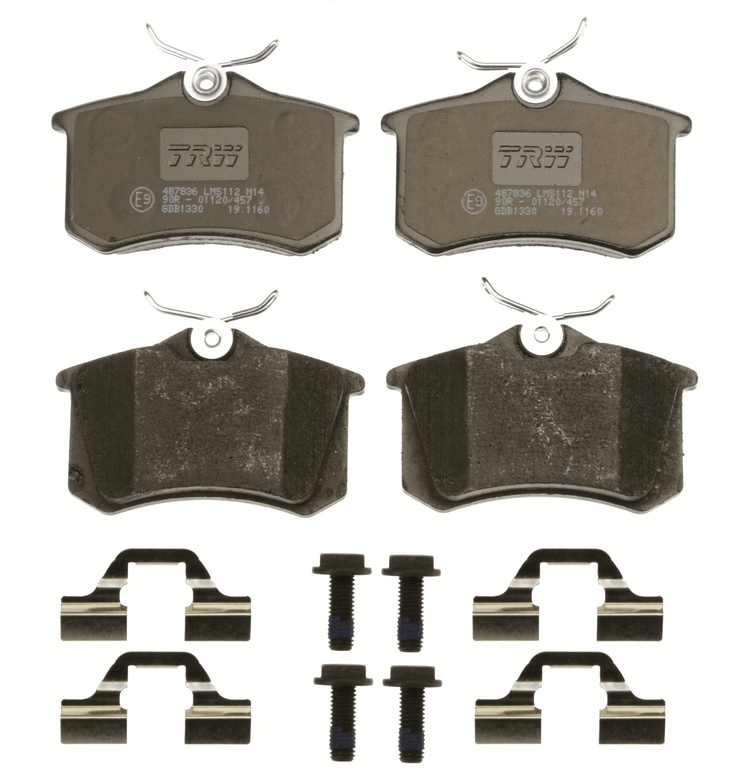 Fits TRW GDB1330 HAM PADS. REAR GR.17.0 KPL. SCREW PLATES  ⭐UK Stock⭐