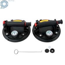 Vacuum Glass Suction Cup with Pressure Gauge 440lbs 8'' Heavy-Duty Multipurpose